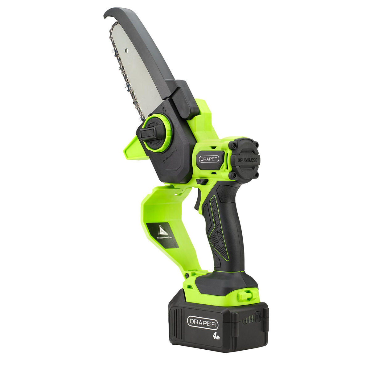 18V Brushless Mini Pruner Saw, 1 x 4.0Ah Battery, 1 x Charger