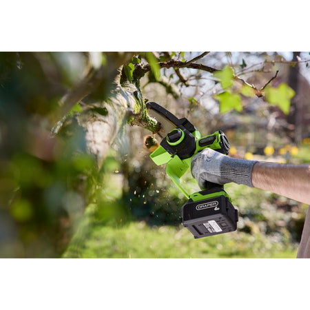 18V Brushless Mini Pruner Saw, 1 x 4.0Ah Battery, 1 x Charger