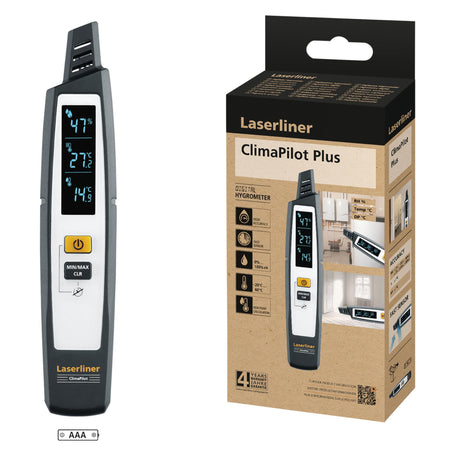 Laserliner 082.061E ClimaPilot Plus Digital Hygrometer