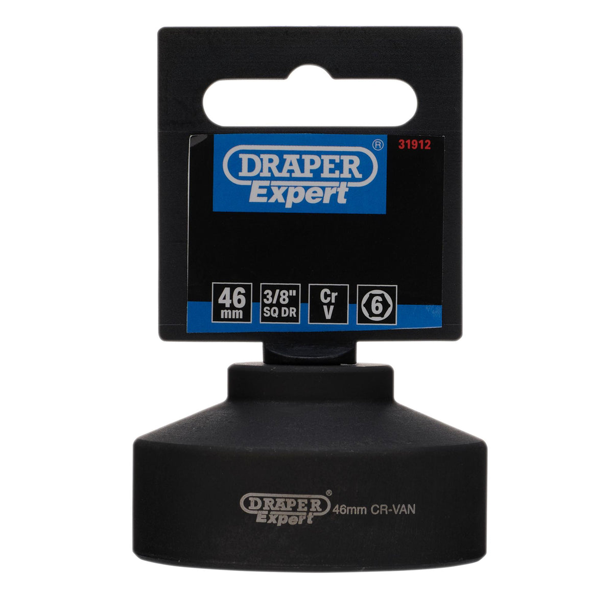 DRAPER Expert 46mm 3/8in. Sq. Dr ADblue Filter Socket: Model No.ABFS46MM