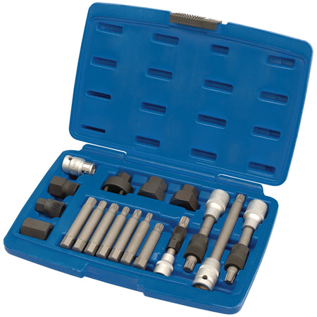 DRAPER Expert 18 piece Alternator Pulley Tool Kit: Model No.AFWPS18