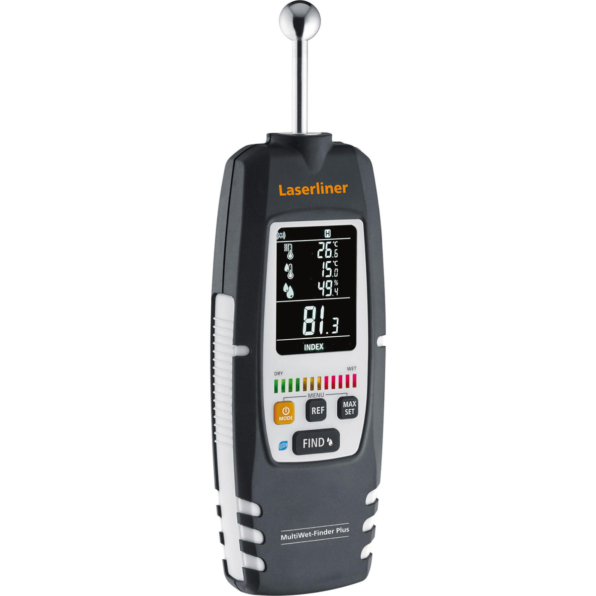 Laserliner 082.091A MultiWet-Finder Plus Material Moisture Measuring Device