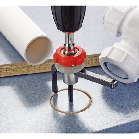 DRAPER 40mm - 120mm Hole Cutter for Wood or Plastic: Model No.4302B