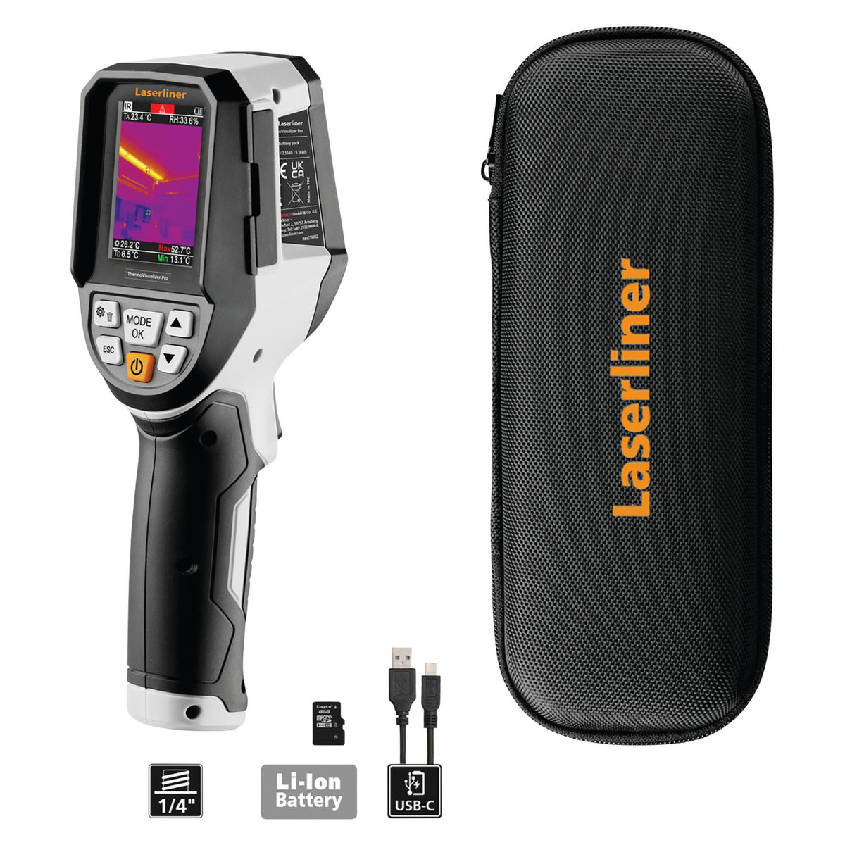 Laserliner 082.078A ThermoVisualizer Pro Thermal Imaging Camera