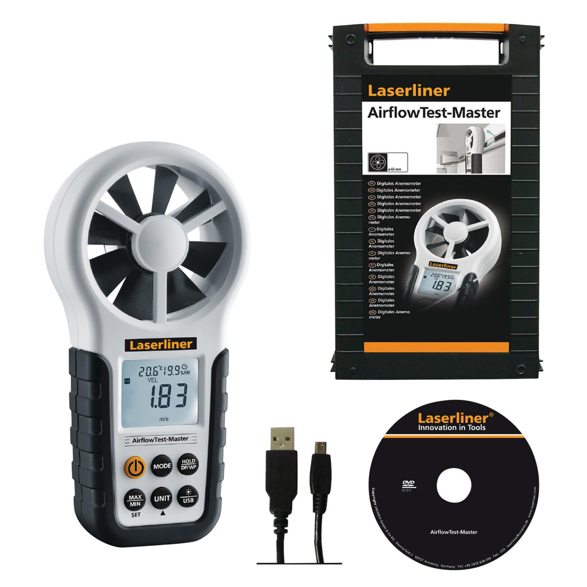 Laserliner 082.140A AirflowTest-Master Anemometer