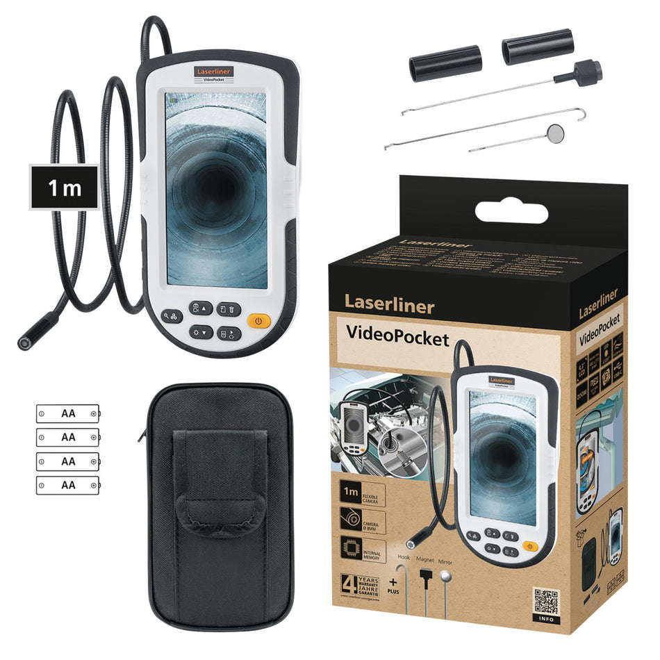 Laserliner 082.261E VideoPocket Extra Compact Video Inspection System