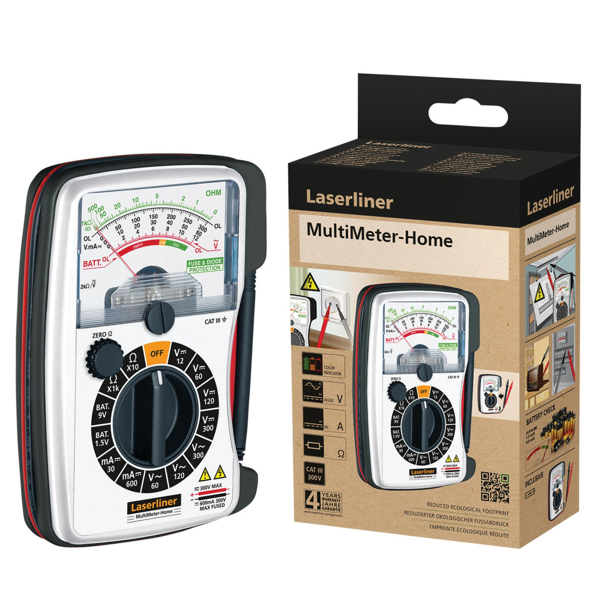 Laserliner 083.030E MultiMeter-Home Analogue Multimeter