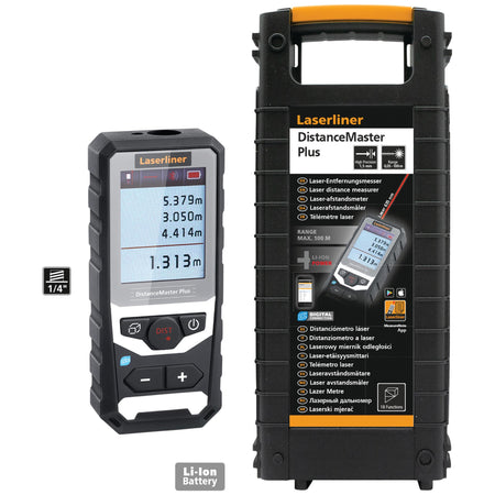 Laserliner 080.983A DistanceMaster Plus Laser Rangefinder, 100m