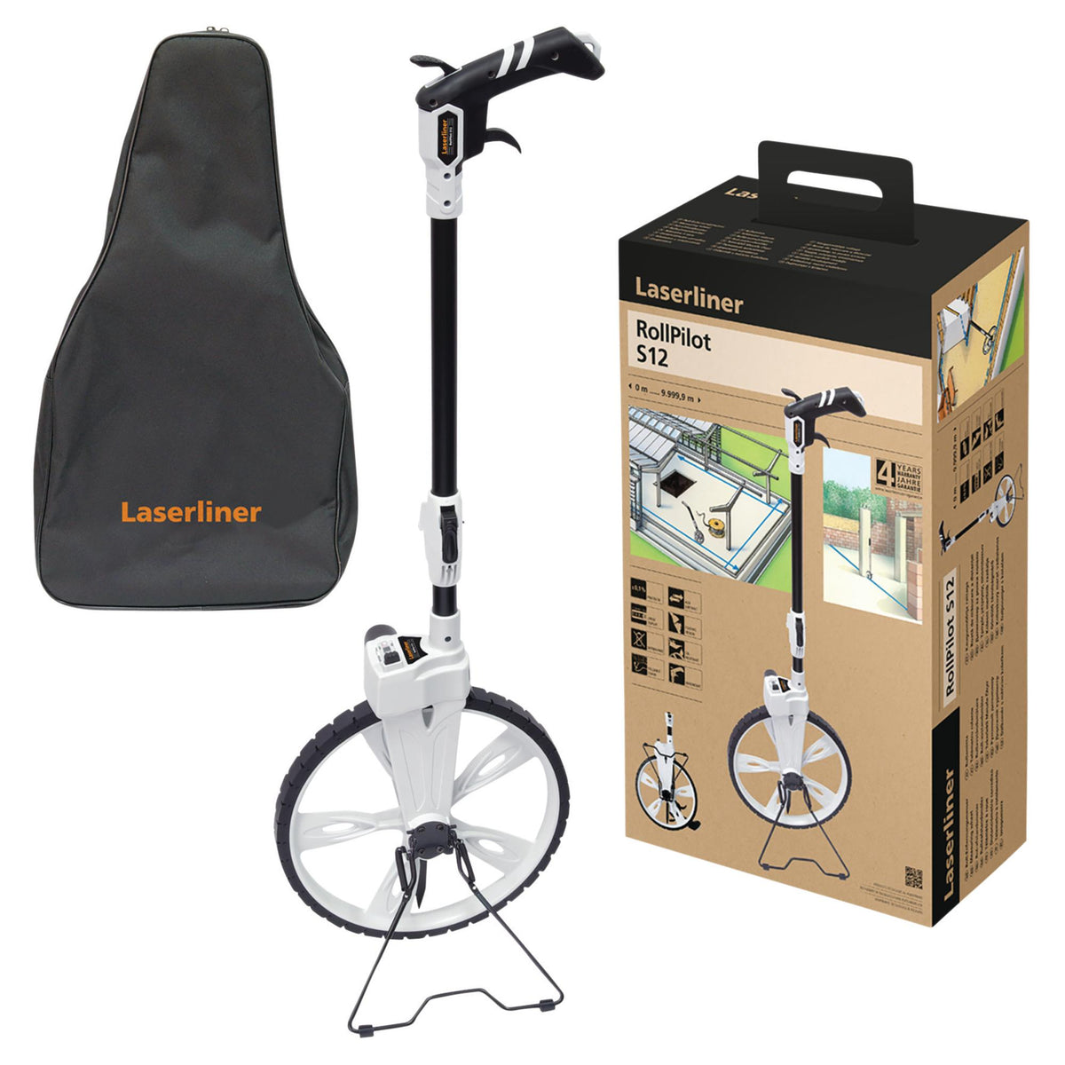 Laserliner 075.005E RollPilot S12 Measuring Wheel