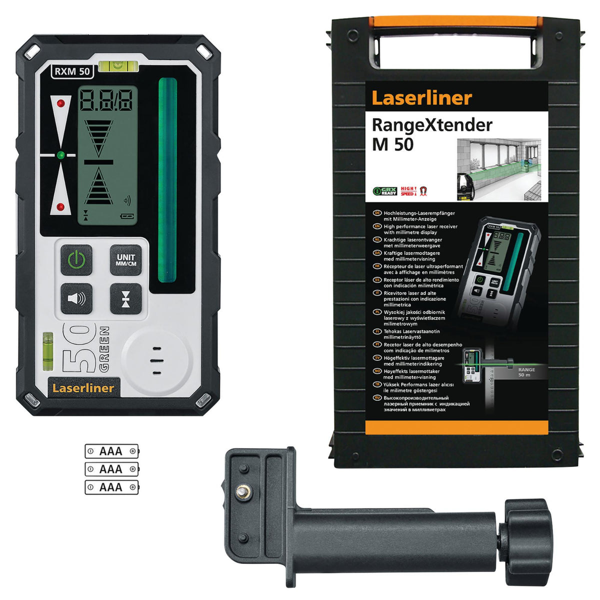 Laserliner 033.70A RangeXtender M 50 Laser Receiver