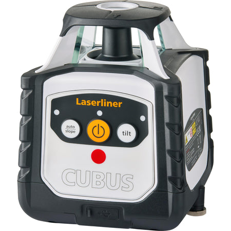 Laserliner 052.325A Cubus 110 S Set Fully Automatic Rotating Laser, 150cm