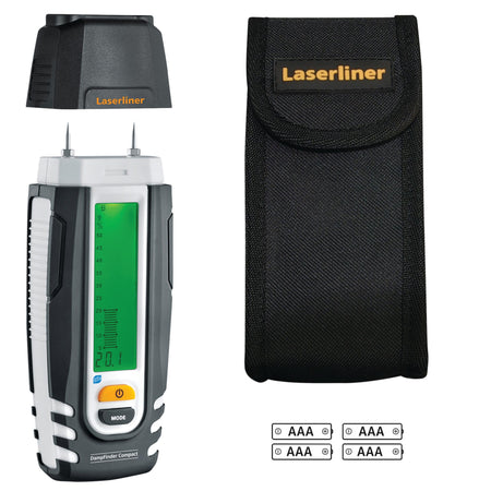 Laserliner 082.016A DampFinder Compact Plus Material Moisture Measuring Device