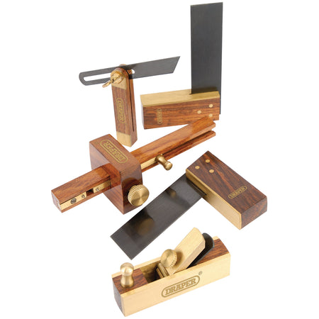 DRAPER 5 piece Mini Woodwork Set: Model No.MWWSET