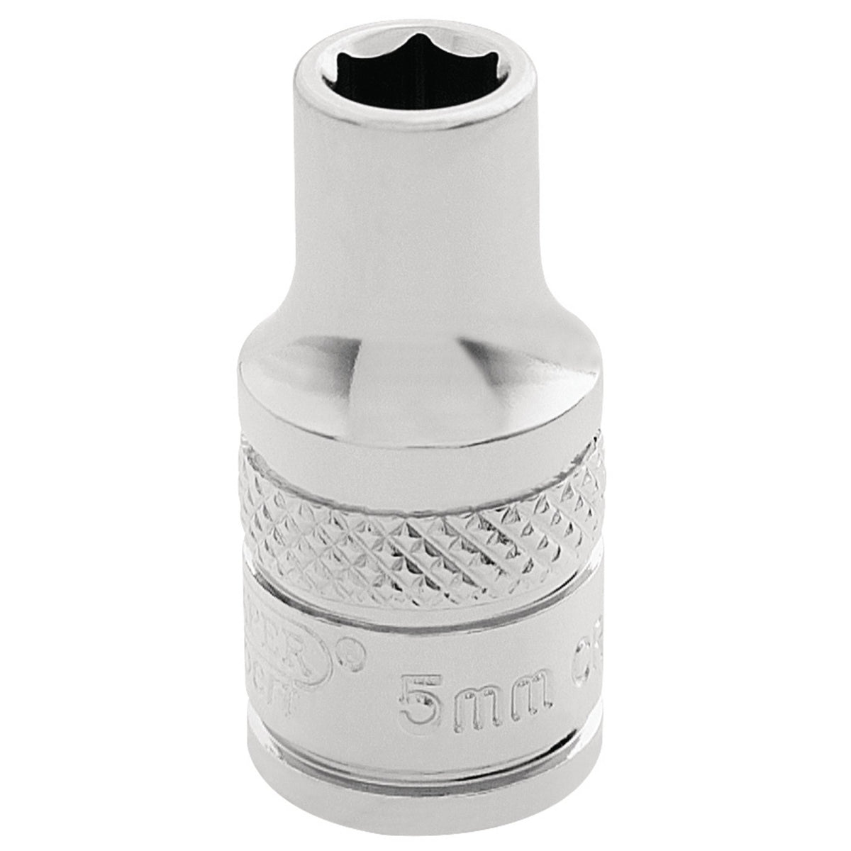 DRAPER 1/4" Square Drive Hi-Torq 6 Point Socket (5.0mm): Model No. B-MM/B