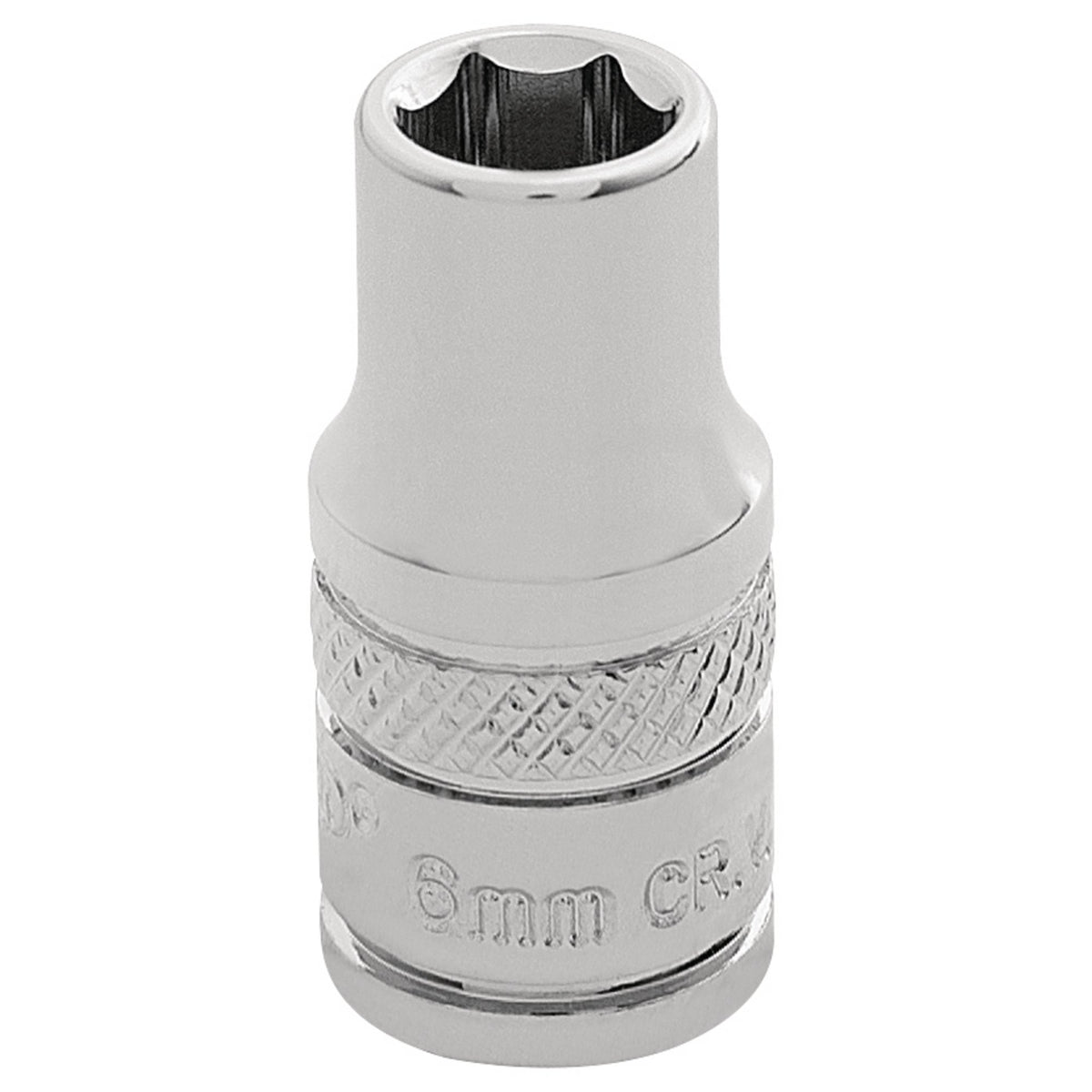 DRAPER 1/4" Square Drive Hi-Torq 6 Point Socket (6.0mm): Model No. B-MM/B