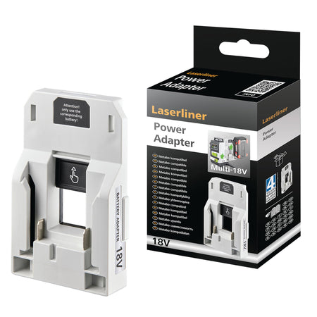 Laserliner 036.380.6A PowerAdapter Metabo compatible Multi-18V Akku-Adapter