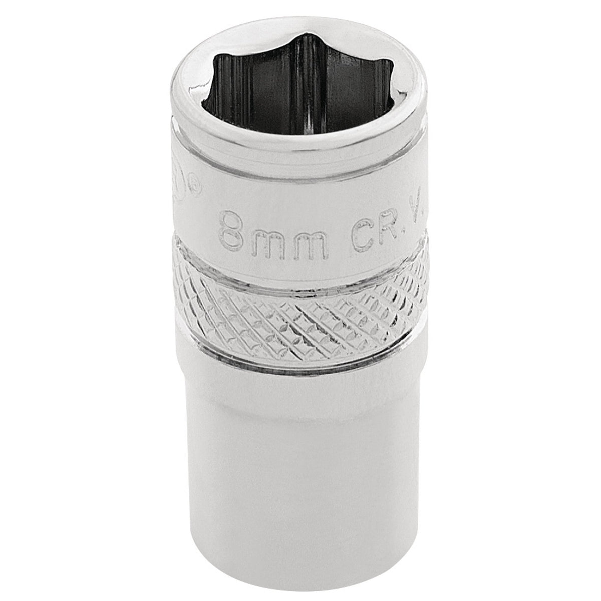 DRAPER 1/4" Square Drive Hi-Torq 6 Point Socket (8mm): Model No. B-MM/B