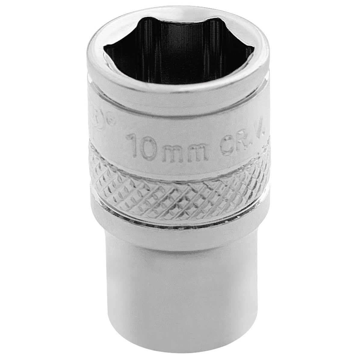 DRAPER 1/4" Square Drive Hi-Torq 6 Point Socket (10mm): Model No. B-MM/B