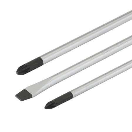 Draper Extra Long Reach Soft Grip Screwdriver Set, 450mm (3 Piece) Model No. 865L/3