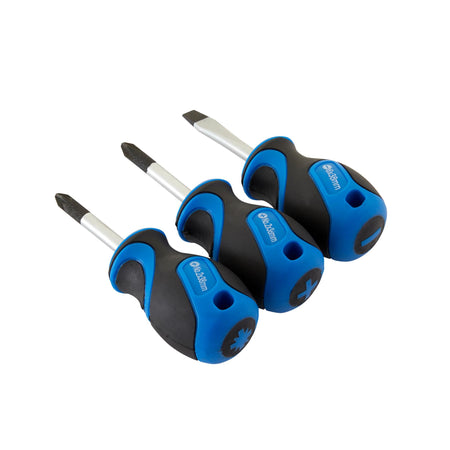 Draper Stubby Soft Grip Screwdriver Set (3 Piece) Model No. 865S/3