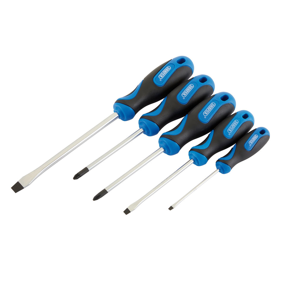 Draper Soft Grip Screwdriver Set (5 Piece) Model No. 865/5B