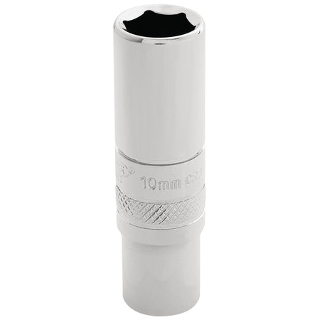 DRAPER 1/4" Square Drive Hi-Torq 6 Point Deep Socket (10mm): Model No. BT-MM/B