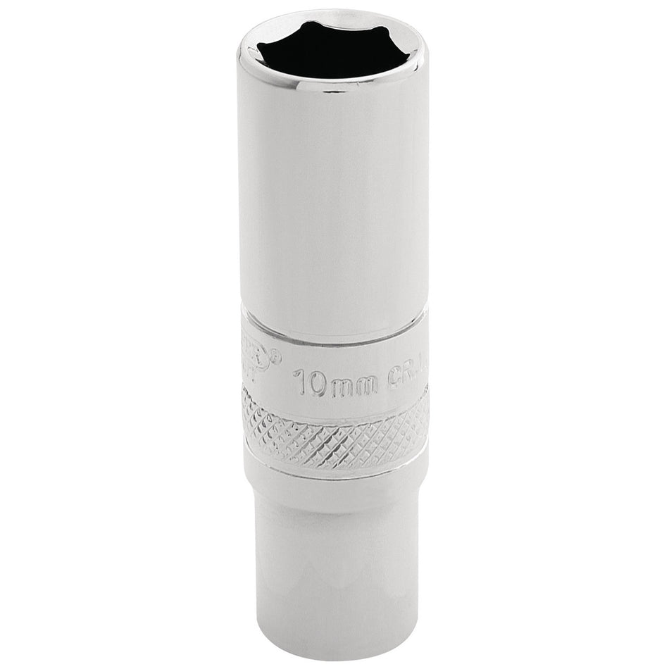 DRAPER 1/4" Square Drive Hi-Torq 6 Point Deep Socket (10mm): Model No. BT-MM/B