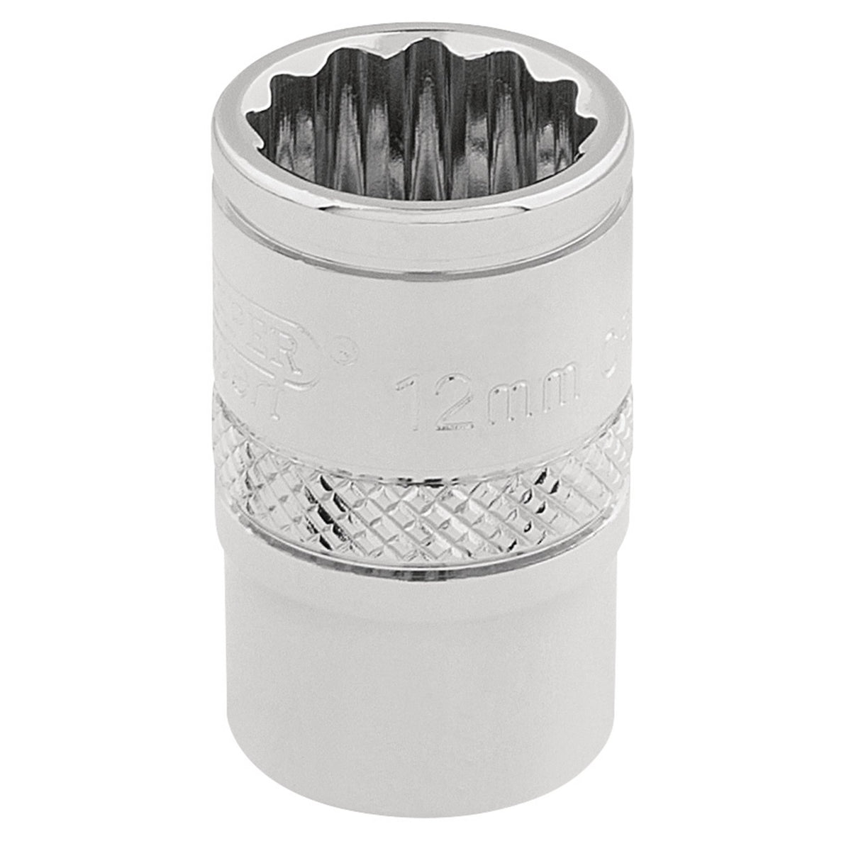DRAPER 3/8" Square Drive Hi-Torq 12 Point Socket (12mm): Model No. D-MM/B