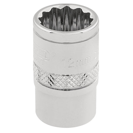 DRAPER 3/8" Square Drive Hi-Torq 12 Point Socket (12mm): Model No. D-MM/B