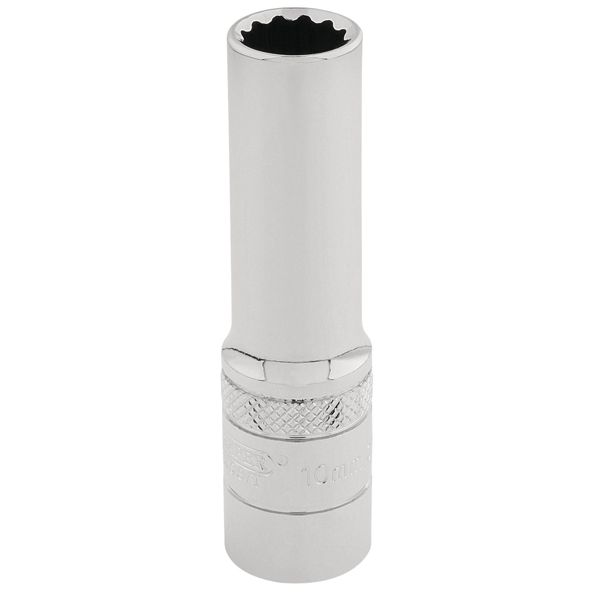 DRAPER 3/8" Square Drive Hi-Torq 12 Point Deep Socket (10mm): Model No. DT-MM/B