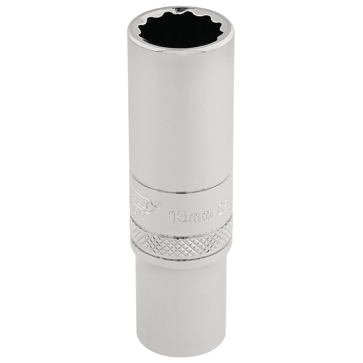 DRAPER 3/8" Square Drive Hi-Torq 12 Point Deep Socket (13mm): Model No. DT-MM/B