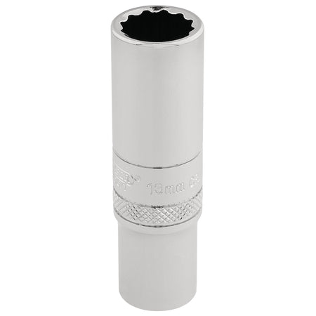 DRAPER 3/8" Square Drive Hi-Torq 12 Point Deep Socket (13mm): Model No. DT-MM/B