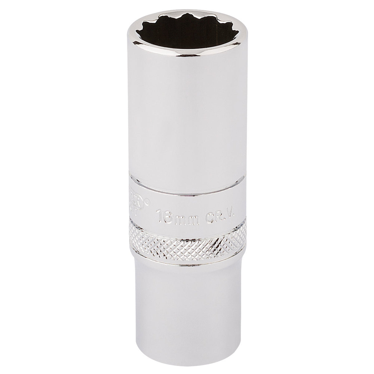 DRAPER 3/8" Square Drive Hi-Torq 12 Point Deep Socket (16mm): Model No. DT-MM/B