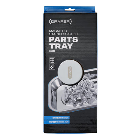 DRAPER Stainless Steel Magnetic Parts Tray: Model No.MPT4B