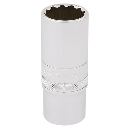 DRAPER 3/8" Square Drive Hi-Torq 12 Point Deep Socket (19mm): Model No. DT-MM/B