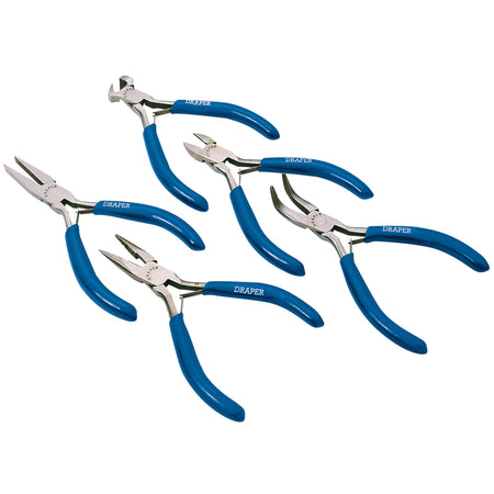 DRAPER 5 Piece Carbon Steel Mini Plier Set: Model No.38A/5