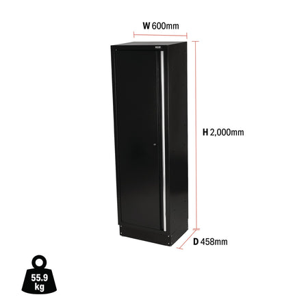 DRAPER BUNKER Modular Tall Floor Cabinet, 1 Door, 600mm Model No. MS400-1TC
