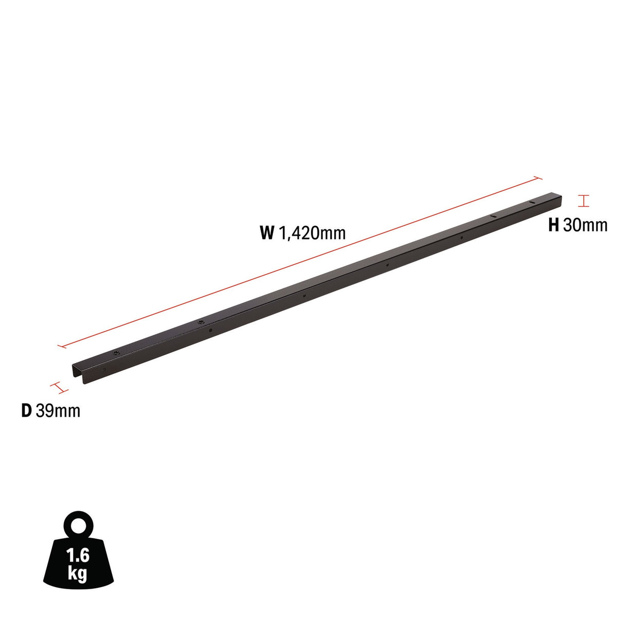 DRAPER BUNKER Modular Side Wall Single Bracket Model No. MS400-WBS