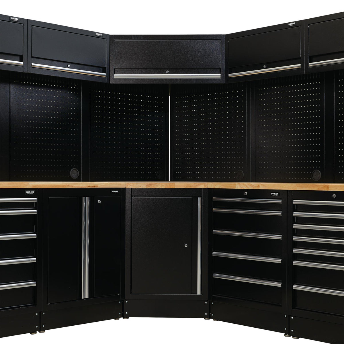 DRAPER BUNKER Modular Corner Wall Cabinet, 865mm Model No. MS400-1WCC