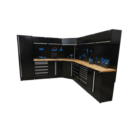 DRAPER BUNKER Modular Corner Wall Cabinet, 865mm Model No. MS400-1WCC