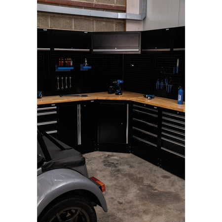 DRAPER BUNKER Modular Corner Wall Cabinet, 865mm Model No. MS400-1WCC