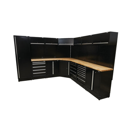 DRAPER BUNKER Modular Corner Unit Back Panels/Pegboards, 795mm (Pair) Model No. MS400-PBC