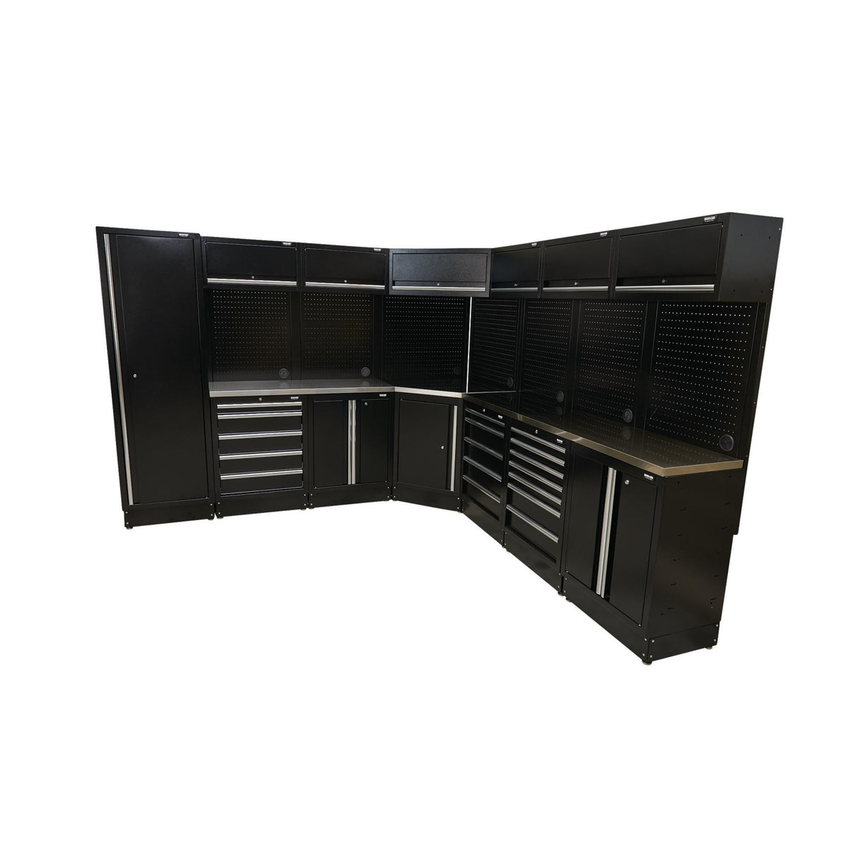 DRAPER BUNKER Modular Corner Unit Back Panels/Pegboards, 795mm (Pair) Model No. MS400-PBC