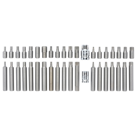 DRAPER Expert 40 Piece Tx-Star Hexagon and XZN Mechanic's Bit Set: Model No.MH40/SC/B