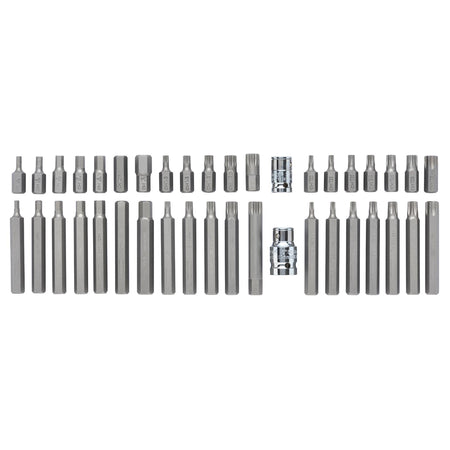 DRAPER 40 Piece Tx-Star Hexagon and XZN Mechanic's Bit Set: Model No.MH40/BMC/B