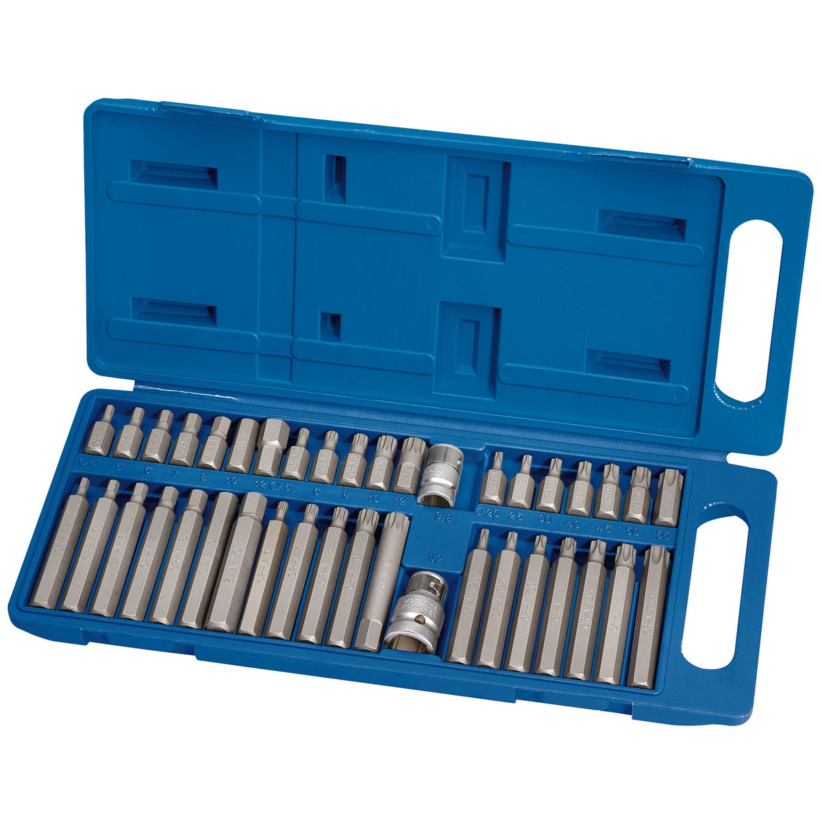 DRAPER 40 Piece Tx-Star Hexagon and XZN Mechanic's Bit Set: Model No.MH40/BMC/B