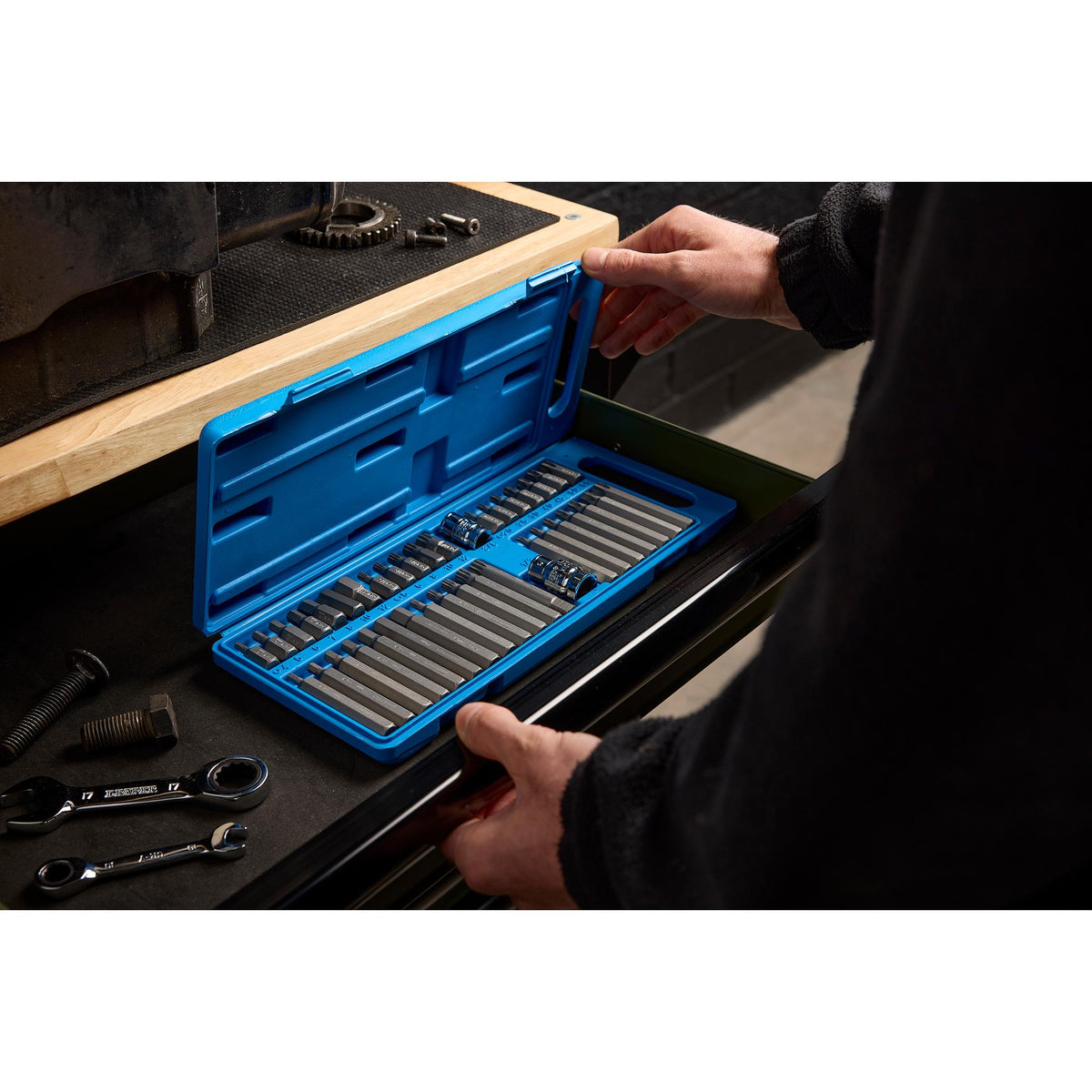DRAPER 40 Piece Tx-Star Hexagon and XZN Mechanic's Bit Set: Model No.MH40/BMC/B