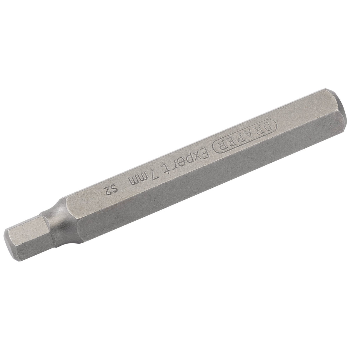 DRAPER Expert 7mm x 75mm Hexagonal 10mm Insert Bit for Mechanic's Bit Sets: Model No.YMH40/SC/B
