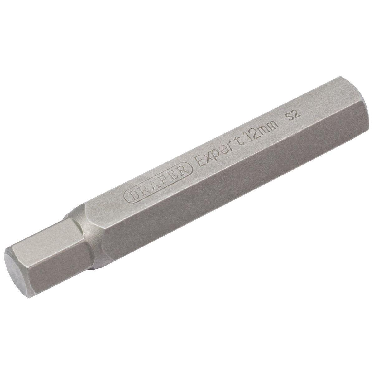 DRAPER Expert 12mm x 75mm Hexagonal 10mm Insert Bit for Mechanic's Bit Sets: Model No.YMH40/SC/B