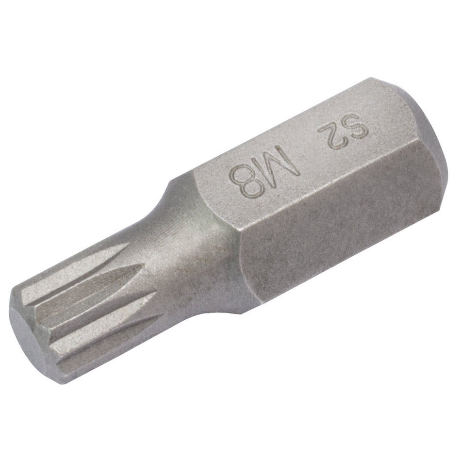 DRAPER Expert M8 x 30mm XZN 10mm Insert Bit for Mechanic's Bit Sets: Model No.YMH40/SC/B